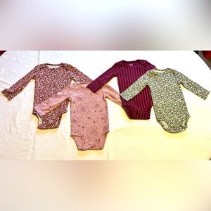 Baby Girl long sleeved onesie set